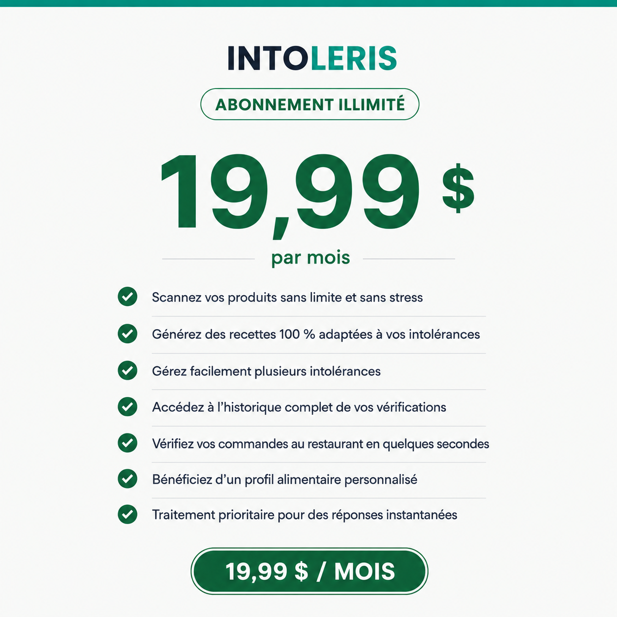 Abonnement illimité
