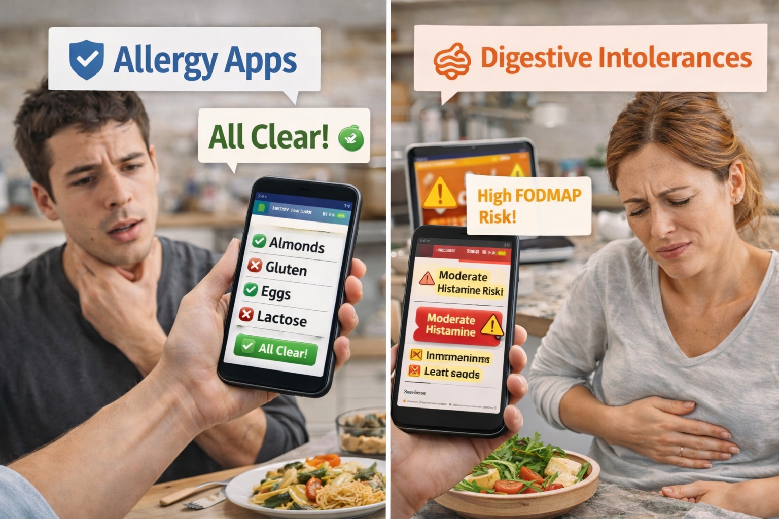 Pourquoi les apps d&rsquo;allergies ne suffisent pas quand on a des intolérances digestives